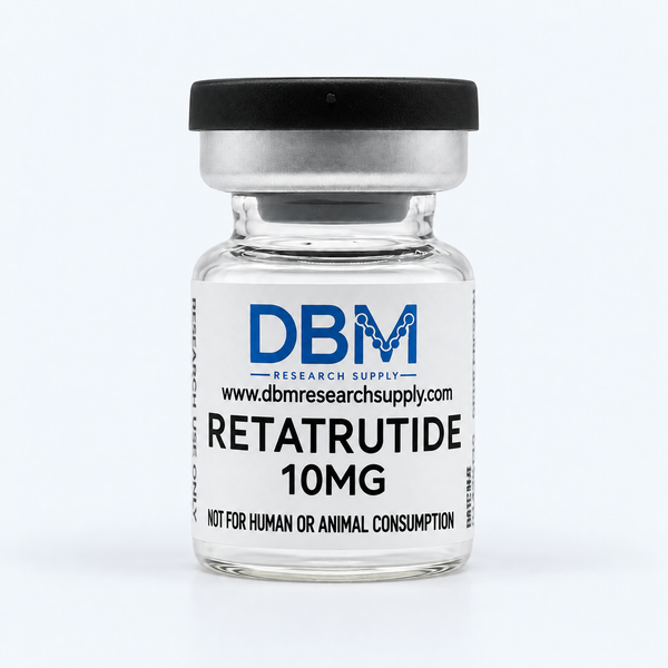 DBM Research Supply Retatrutide 10mg, black cap