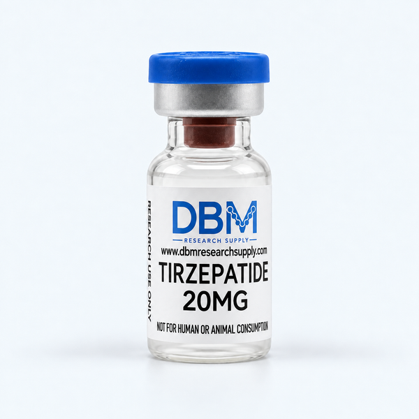 DBM Research Supply Tirzepatide 20mg, blue cap